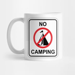 No Camping Mug